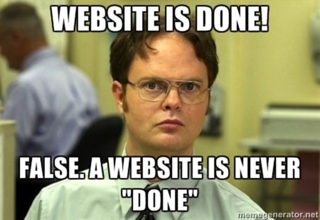 frequent website structural changes